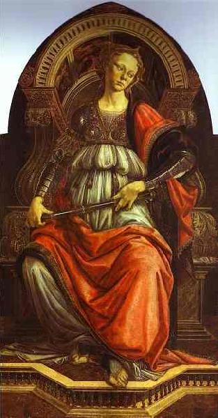 Sandro Botticelli Fortitude Spain oil painting art